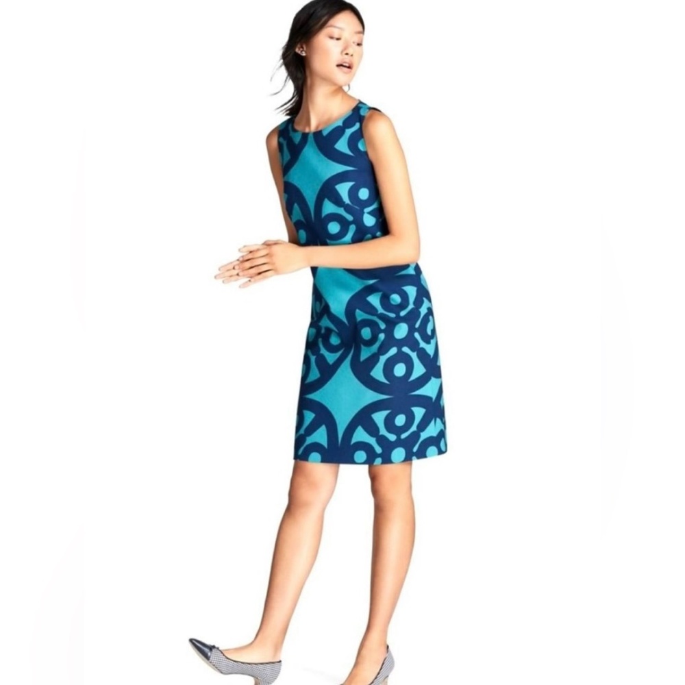 Brooks Brothers Red Fleece geometric sheath dress size 4